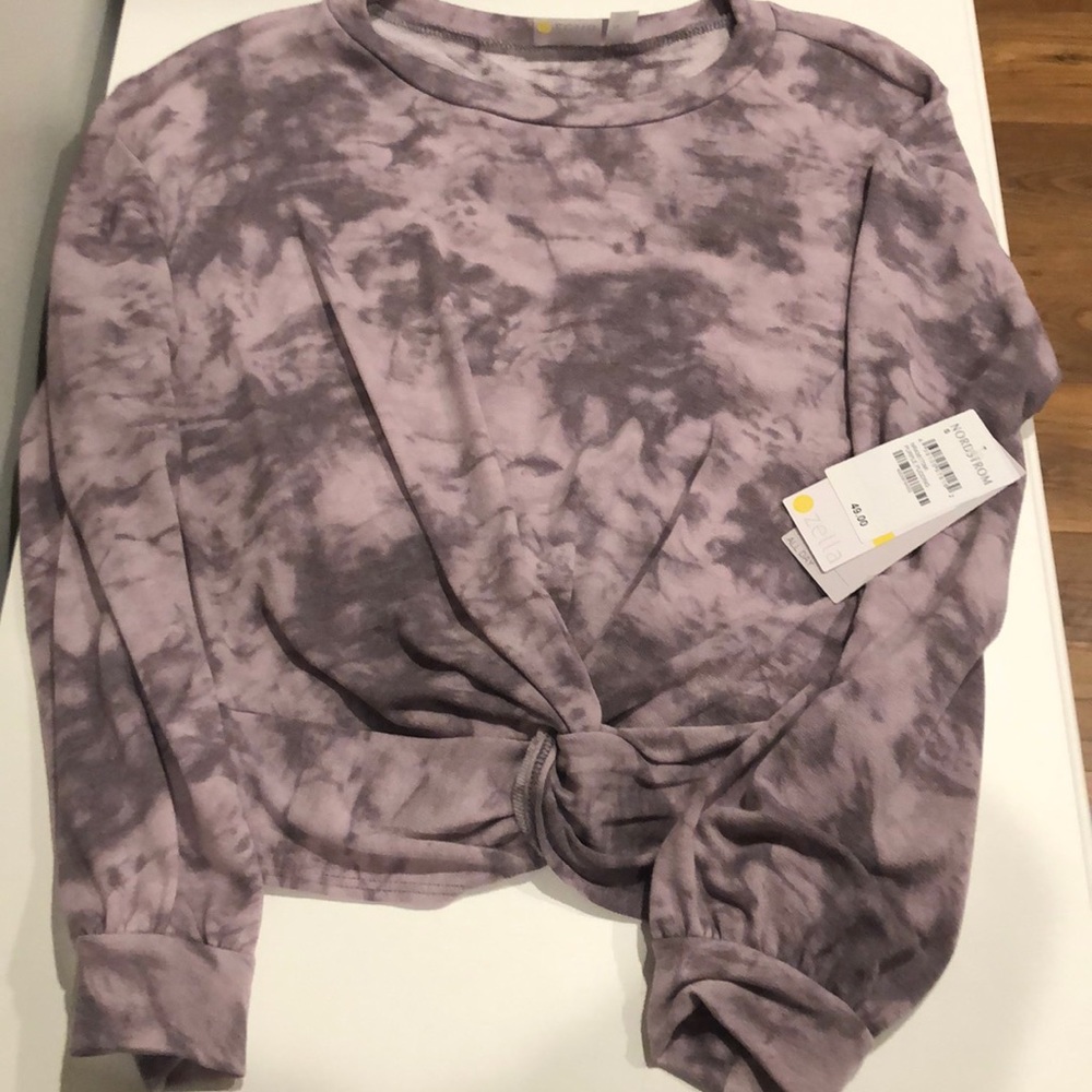 Zella Tie Dye Tie Dye Sweatshirt Size Small